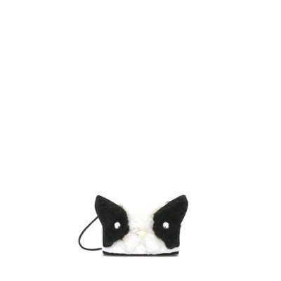 Сумка жіноча маршмеллоу-чорна ALLEGRA MICRO CROSSBODY FRENCH BULLDOG 11652-WE00571A.00151843S1007 фото