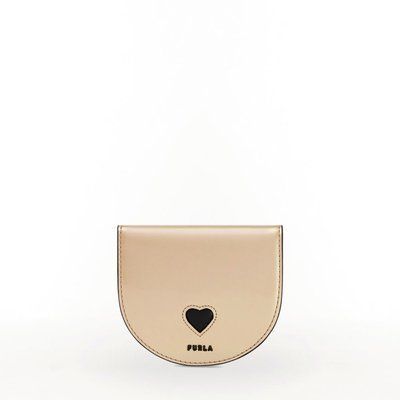 Картхолдер жіночий бежево-чорний FURLA BOARD GAMES M CARD CASE 8372-WP00276BX16301872S9050 фото