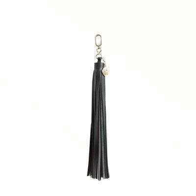 Брелок для ключів жіночий чорний FURLA FRINGE CHARM TASSEL 12574-WR00630BX2797O60001007 фото