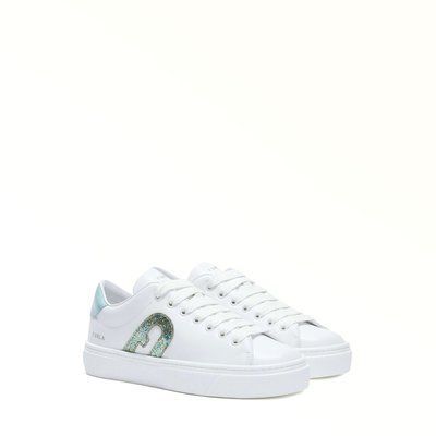 Кросівки жіночі сіро-білі FURLA JOY LACE-UP SNEAKER 11926-YE71FJOBX27432852S1035 фото