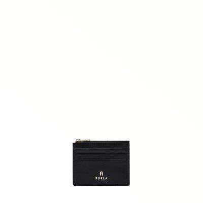 Картхолдер жіночий чорний FURLA CAMELIA S ZIPPED CARD CASE 11187-WP00388ARE000O60001007 фото