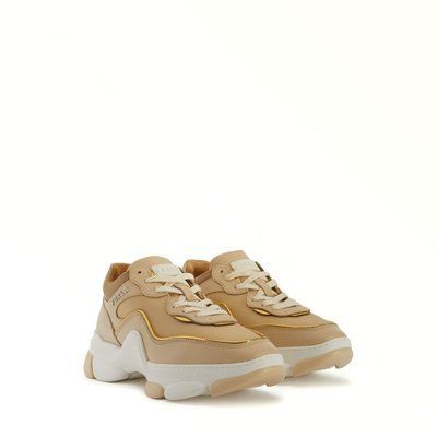 Кросівки жіночі золоті WONDERFURLA LACE-UP SNEAKER 9500-YE29WOFA.06900523S1032 фото
