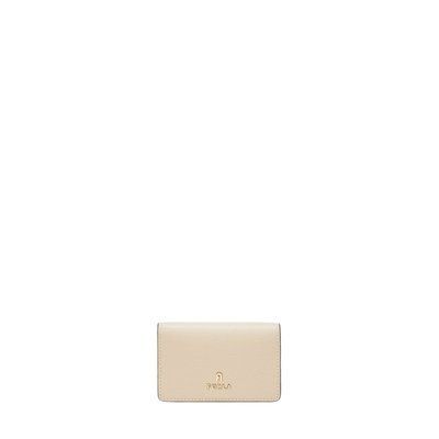Картхолдер жіночий пудровий FURLA CAMELIA BUSINESS CARD CASE 13217-WP00408ARE000B4L001007 фото